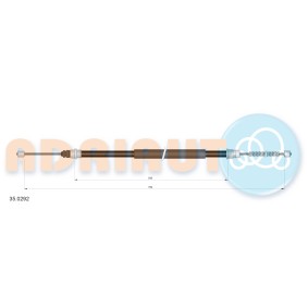 Handbremsseil 35.0292 von ADRIAUTO günstig für 12,31 € online kaufen