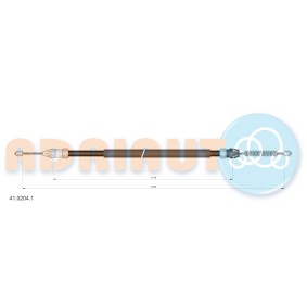 Handbremsseil 41.0204.1 von ADRIAUTO günstig für 11,92 € online kaufen
