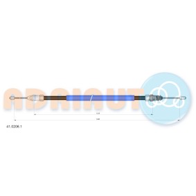 Handbremsseil 41.0206.1 von ADRIAUTO günstig für 12,84 € online kaufen