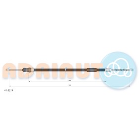 Comprar Cable de freno de mano de ADRIAUTO 41.0214 a bajo precio de 13,35 €