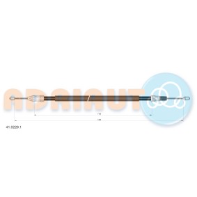 Handbremsseil 41.0229.1 von ADRIAUTO günstig für 12,64 € online kaufen