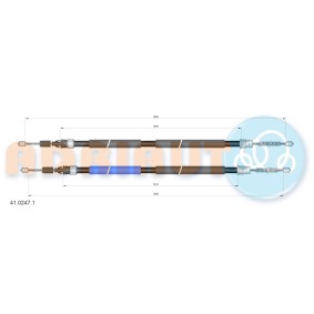 Handbremsseil 41.0247.1 von ADRIAUTO günstig für 22,43 € online kaufen