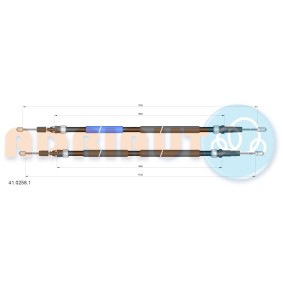 Handbremsseil 41.0258.1 von ADRIAUTO günstig für 28,60 € online kaufen