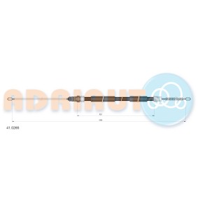 Handbremsseil 41.0265 von ADRIAUTO günstig für 9,88 € online kaufen