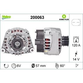 Lichtmaschine 200063 von VALEO günstig für 306,35 € online kaufen