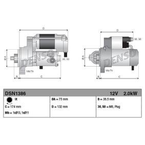 Anlasser DSN1386 von DENSO günstig für 293,79 € online kaufen
