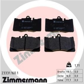 Bremsbeläge für LEXUS von ZIMMERMANN