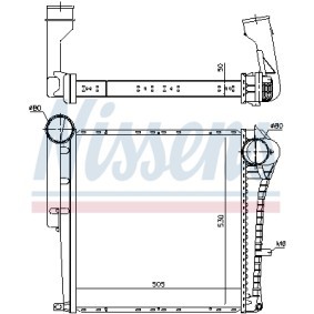 Ladeluftkühler für RENAULT TRUCKS von NISSENS