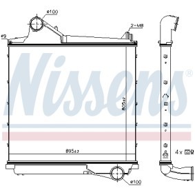 Ladeluftkühler für RENAULT TRUCKS von NISSENS
