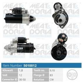 Köp Startmotor av MEAT & DORIA 5010012 till det låga priset 2624,51 kr