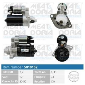 Anlasser 5010152 von MEAT & DORIA günstig für 96,13 € online kaufen