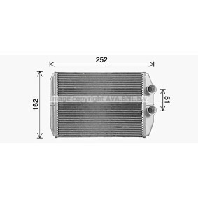 Acquista Scambiatore calore per riscaldamento abitacolo da PRASCO RT6661 a buon mercato per soli 57,53 €