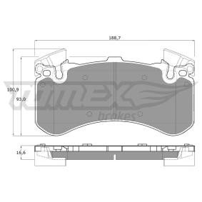 Bremsbeläge für BENTLEY von TOMEX brakes