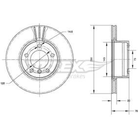 Bremsscheibe für BMW von TOMEX brakes