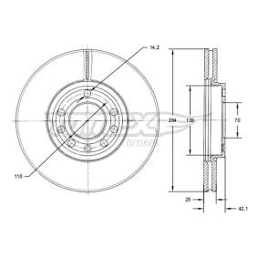 Bremsscheibe für SAAB von TOMEX brakes