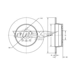 Bremsscheibe für BMW von TOMEX brakes