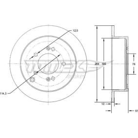 Bremsscheibe TX 71-49 von TOMEX brakes günstig für 45,01 € online kaufen