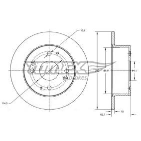 Bremsscheibe für HONDA von TOMEX brakes