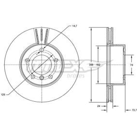 Bremsscheibe TX 72-54 von TOMEX brakes günstig für 47,99 € online kaufen