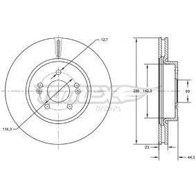 Bremsscheibe für HYUNDAI von TOMEX brakes