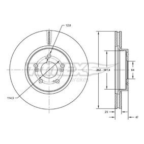 Bremsscheibe für HONDA von TOMEX brakes