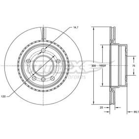 Bremsscheibe für BMW von TOMEX brakes