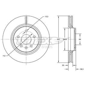 Bremsscheibe TX 72-81 von TOMEX brakes günstig für 77,32 € online kaufen