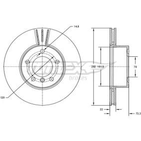 Bremsscheibe TX 72-95 von TOMEX brakes günstig für 59,52 € online kaufen