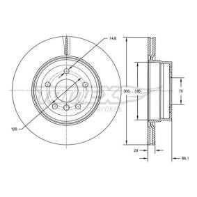 Bremsscheibe von TOMEX brakes