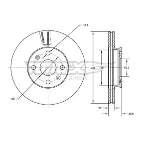 Bremsscheibe TX 73-03 von TOMEX brakes günstig für 28,54 € online kaufen