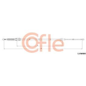 Handbremsseil für SKODA von COFLE