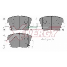 Compre Pastilhas de travão da AP XENERGY X41300 a um preço baixo por 30,10 €