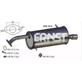 Endschalldämpfer MZS-229 von VEGAZ günstig für 165,83 € online kaufen
