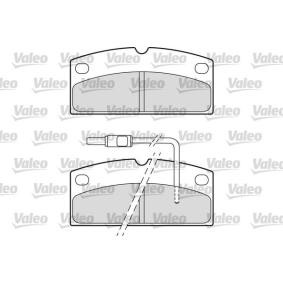 Comprar Juego de pastillas de freno de VALEO 601665 a bajo precio de 26,01 €