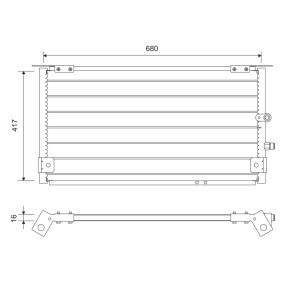 Compre Condensador de ar condicionado de VALEO online para HILUX VI Pick-up (_N1_) a preços moderados