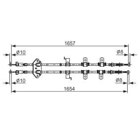Acquista Cavo freno a mano da BOSCH 1 987 482 896 a buon mercato per soli 72,14 €