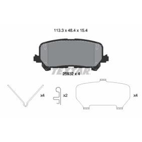 Bremsbeläge für ACURA von TEXTAR