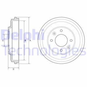 Comprar Tambor de freno de DELPHI BF598 a bajo precio de 34,86 €