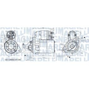 Anlasser 063721307010 von MAGNETI MARELLI günstig für 126,95 € online kaufen