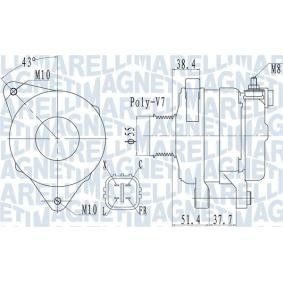 Lichtmaschine 063732121010 von MAGNETI MARELLI günstig für 255,23 € online kaufen