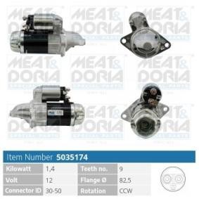 Anlasser 5035174 von MEAT & DORIA günstig für 225,34 € online kaufen