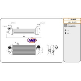 Acquista Intercooler da AHE 712.012 a buon mercato per soli 243,63 €