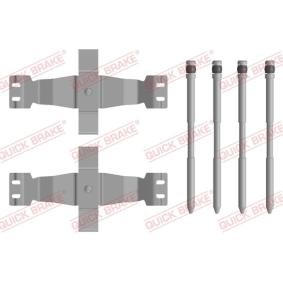 Compre Kit de acessórios, pastilhas de travão da QUICK BRAKE 109-0122 a um preço baixo por 16,00 €