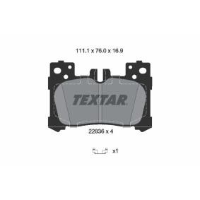 Bremsbeläge von TEXTAR für LC 500 Cabrio günstig online kaufen