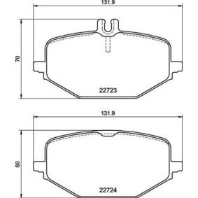 Bremsbeläge für MERCEDES-BENZ von BREMBO