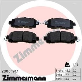 Bremsbeläge 22800.170.1 von ZIMMERMANN günstig für 62,21 € online kaufen