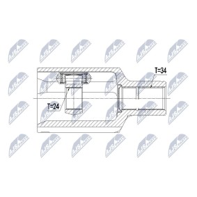Acquista Kit giunto omocinetico da NTY online per Classe E T-modell (S212) a prezzi moderati