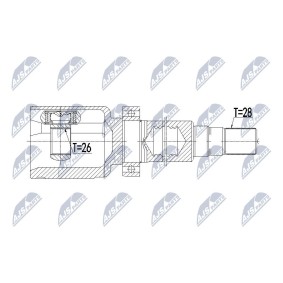 Compre Jogo de apoios, veio de transmissão da NTY NPW-VV-078 a um preço baixo por 110,90 €