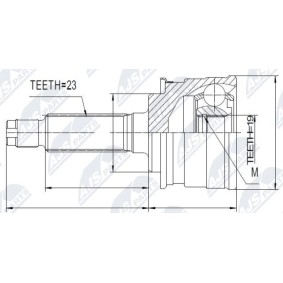 Compre Jogo de apoios, veio de transmissão da NTY NPZ-SU-002 a um preço baixo por 23,01 €