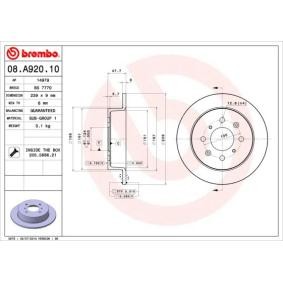 Bremsscheibe für ACURA von BREMBO